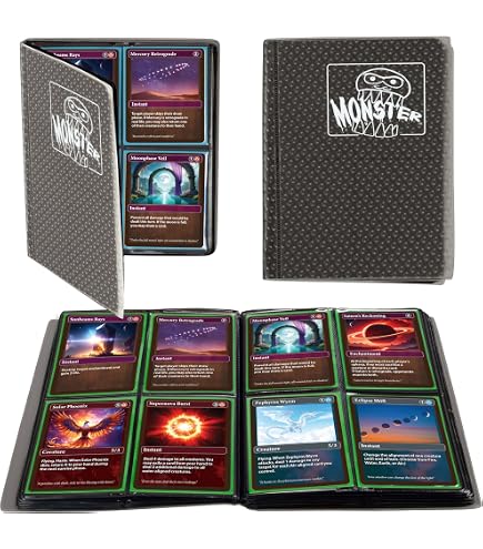 Amazon.com: The Original Monster Trading Card Album- 20 Side